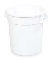 3U934 Round Container, 10 G, White