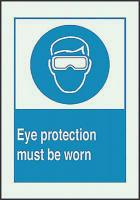 3UA65 Caution Sign, 10 x 7In, BL/GRN, ENG, SURF