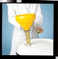 3UAJ8 Funnel, Brass, Pressure And Vacuum Relief