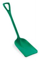 3UE23 Plastic Shovel, Green, 11 x 14 In, 38 In L