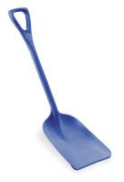 3UE24 Plastic Shovel, Blue, 11 x 14 In, 38 In L