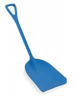 3UE29 Plastic Shovel, Blue, 14 x 17 In, 42 In L