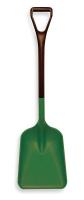 3UE38 Plastic Shovel, 10 1/2x14x38 1/2, Green