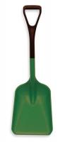 3UE42 Plastic Shovel, 10 1/2x14x33, Green