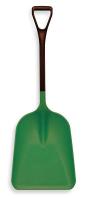 3UE43 Plastic Shovel, 14x18x40 1/2, Green
