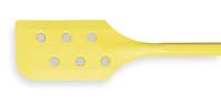 3UE60 Mixing Paddle, w/Holes, Yellow, 6 x 13 In