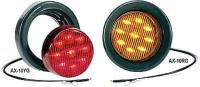 3UKL1 Clearance Light, LED, Red, Round, 2-1/2 Dia
