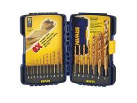 3UMF2 Drill Bit Set, TIN, 1/16-1/2, 18 Pc