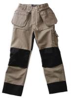 3URC5 Work Pants, Khaki/Black, Size 30x28 In