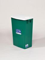 3UTC8 Sharps Container, 18 Gal., Hinged Lid, PK 5