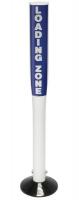 3UTP3 Parking Lot Delineators, 36 x 4In, WHT/BL