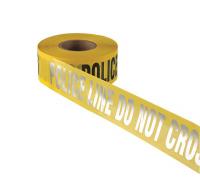 3UTW4 Barricade Tape, Yllw/Slvr/Blk, 1000 ft