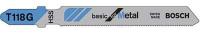 3UVY2 Jigsaw Blade, T-Shank, 3-5/8 In. L, PK 5