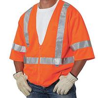 3UXL3 High Visibility Vest, Class 3, S/M, Orange