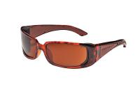 3UXT3 Safety Glasses, Brown, Uncoated