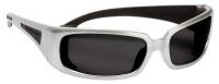 3UXT8 Safety Glasses, Gray, Uncoated