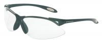 3UXU2 Safety Glasses, Clear, Scratch-Resistant