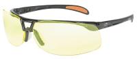 3UXW5 Safety Glasses, Amber, Antifog