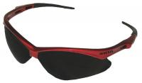 3UXX8 Safety Glasses, Smoke, Scratch-Resistant