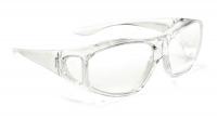 3UYA9 Safety Glasses, Smoke, Scratch-Resistant