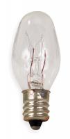 3VA65 Incandescent Light Bulb, C7, 4W, PK4