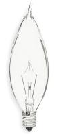39P430 Incandescent Light Bulb, 60W, CA10, Pk4