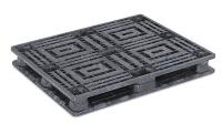 3VAT1 Plastic Pallet, Stackable, Dyn Cap 3500Lb