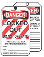 3VAY6 Danger Tag, 6-1/4 x 3 In, Cardstock, PK250