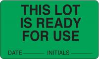 3VCC3 Laboratory Label, 2-1/2 In. W, PK 1000