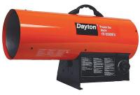 3VE58 Portable Gas Heater, LP, 120000/150000BtuH