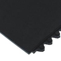 3VGH7 Modular Mat, 3 x 3 Ft., CFR Rubber