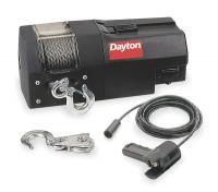 3VJ68 Electric Winch, 15-7/64 In. L, Wire