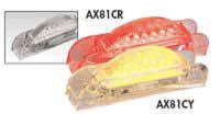 3VNP2 Clearance Light, LED, Red, Surf, Rect, 4 L