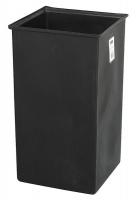 3VPA3 Plastic Liner, Black, 17Lx17Wx27-1/4H
