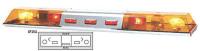 3VPN8 Lo Pro Lightbar, Halogen, Amber, Perm, 55 In