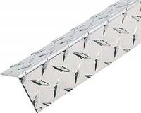 3VUA2 90 Deg Angle, Tread, Alum, 7/64 x 2 In, 4 Ft