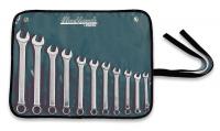 3VY59 Combo Wrench Set, Antislip, 6-16mm, 11 Pc