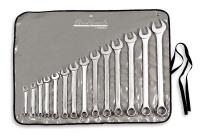3VY61 Combo Wrench Set, 5/16-1-1/4 in., 14 Pc