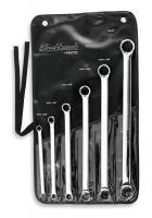 3VY77 Box End Wrench Set, 5/16-1 in., 6 Pc