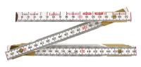 3VZP8 Folding Wood Rule, 78 In, English/Engineer