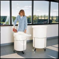 3VZY8 Round Tank Assembly, 52 Gal, White