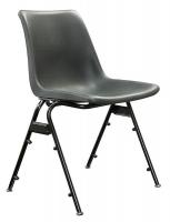 3W034 Chair, Stackable, Black