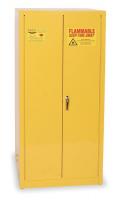 3W373 Flammable Safety Cabinet, 60 Gal., Yellow