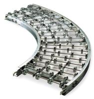 3W428 Skatewheel Conveyor, 90 Deg Curved