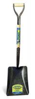 3W434 Square Point Shovel, 27 In. Handle, 14 ga.