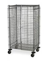 4ZJ44 Wire Security Cart, 900 lb., 24 In. W