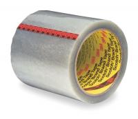 24A740 Carton Tape, Polyester, Clear, 6Inx72Yd