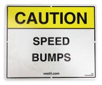 3W669 Speed Bump Sign