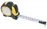 3WCD4 Measuring Tape, 16Ft, Blk/Yellow, Auto Lock