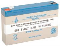 3WDC1 Battery, Lead Calcium, 6V, 7Ah, Faston